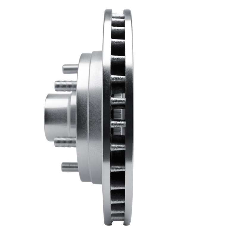 Chevrolet Express 2500 Brake Rotor (1) - Front Left - R1 Concepts - Drilled & Slotted - Silver - `94-`02